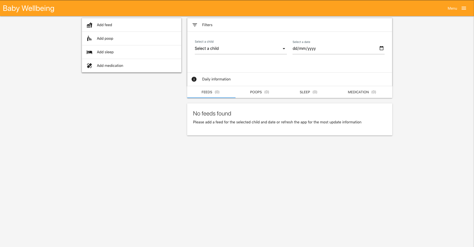 Preview of Baby Health Tracker